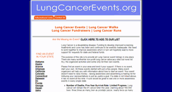 Desktop Screenshot of lungcancerevents.org